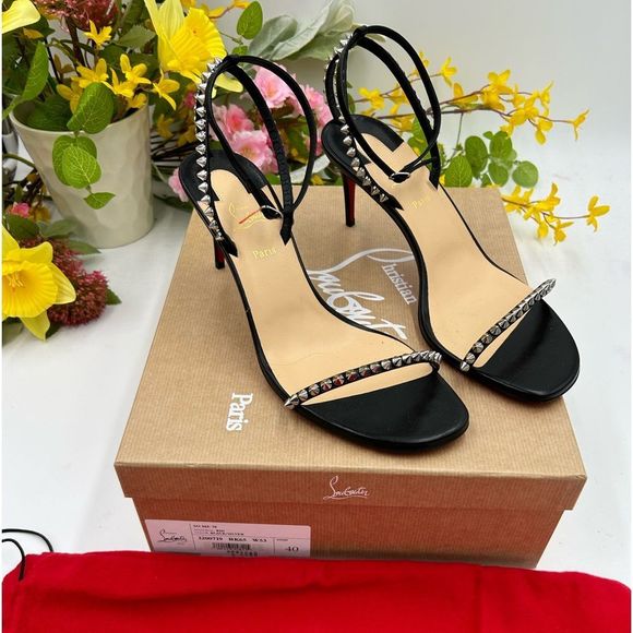 Christian Louboutin Shoes - Women’s Christian Louboutin 70 so me studded sandals size 40 made in Italy